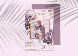 Save the date wedding invitation card mockup